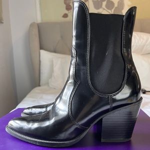 Zara heeled boot